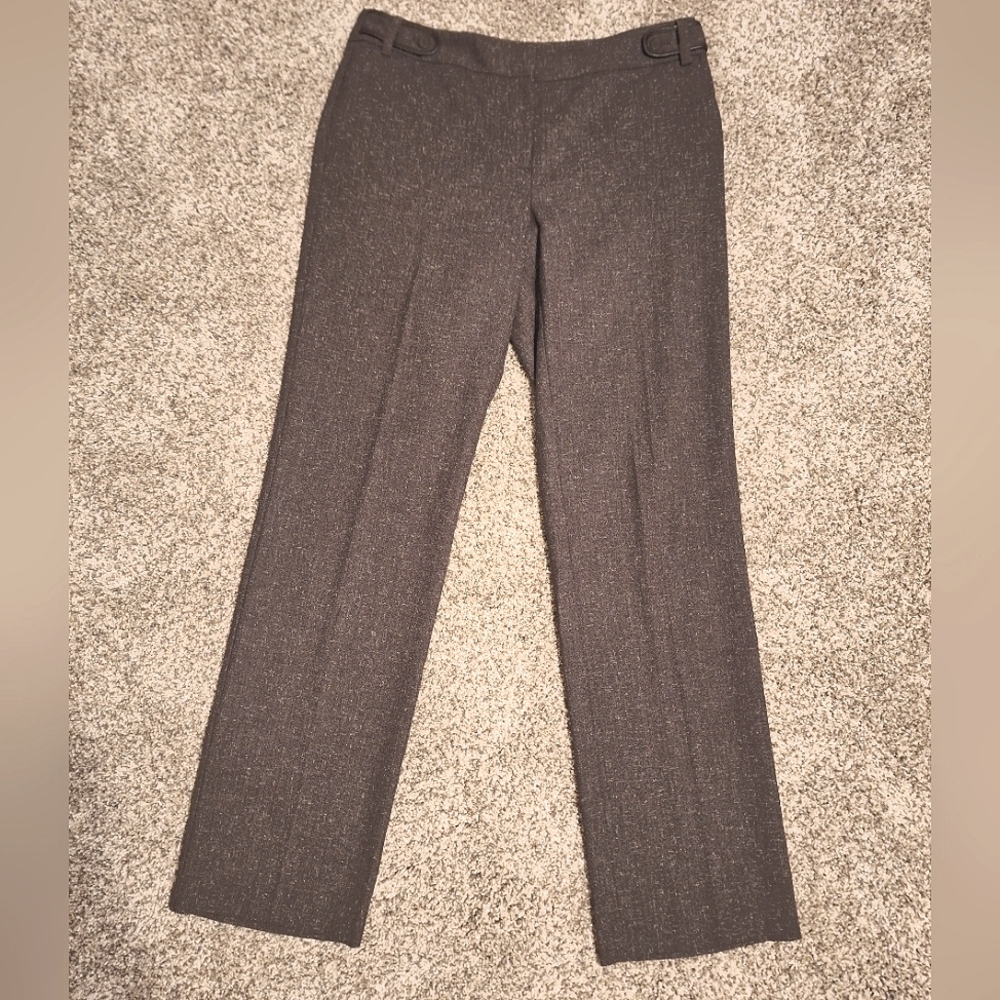 DANA BUCHMAN | Brown Pants w/ Faux Leather
